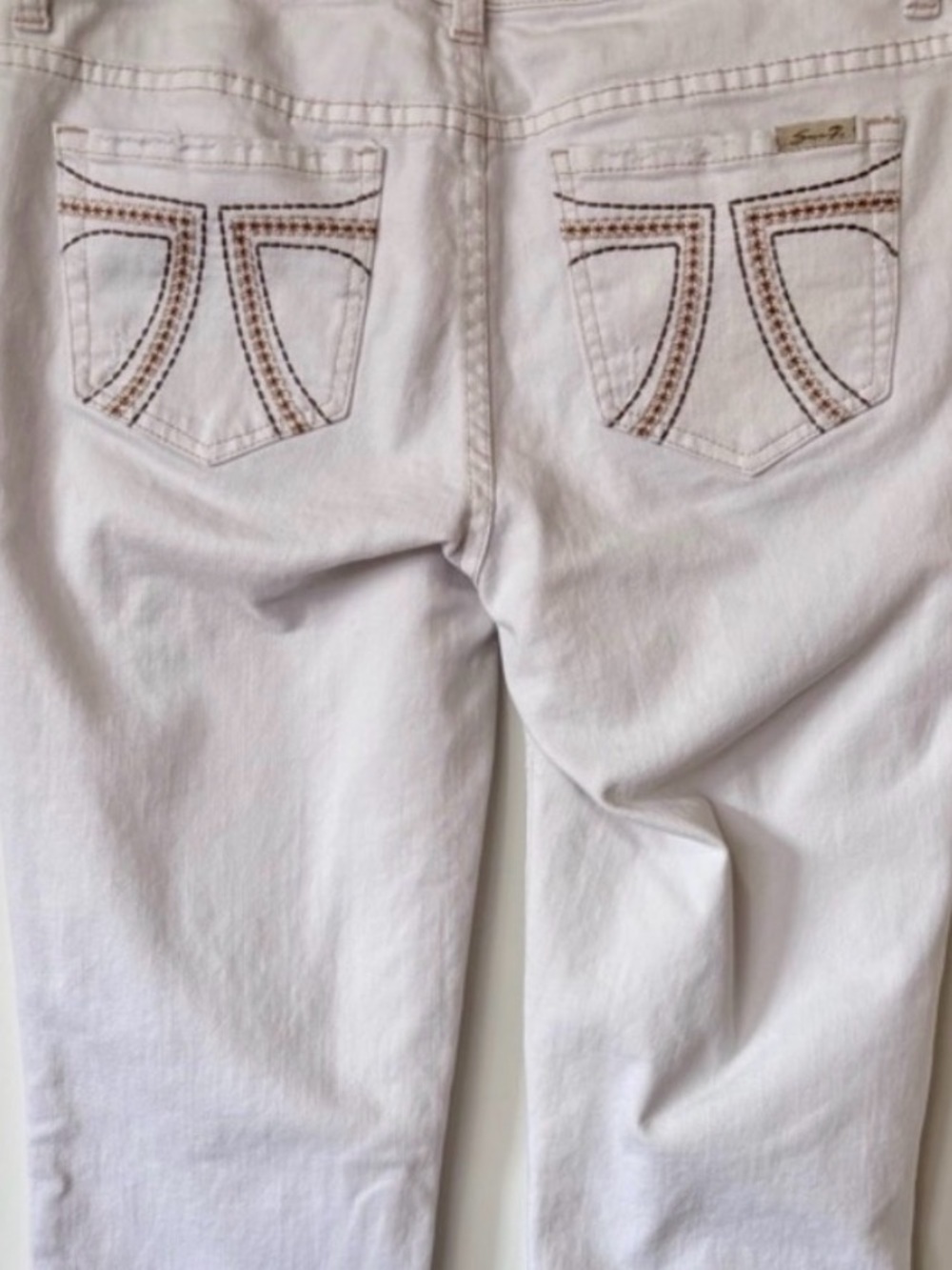 Seven7| Y2K White Straight Leg Vintage Denim Jeans Sz 8